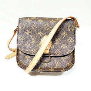 Authentic Louis Vuitton Saint Cloud Brown Monogram Shoulder Bag mn486-021926